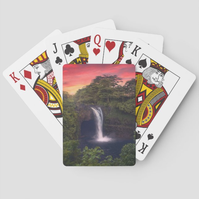 Jeu De Cartes Waterfalls | Rainbow Falls, Hilo, Hawaii (dos)