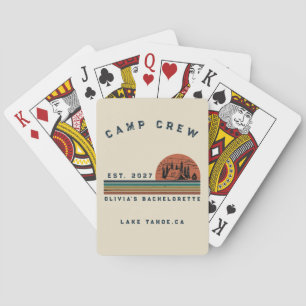 Jeu De Cartes Week-end de camping personnalisé pour enterrement