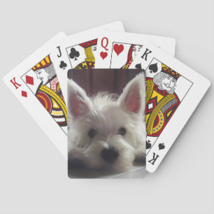 Jeu De Cartes West Highland White Terrier Jouer des cartes