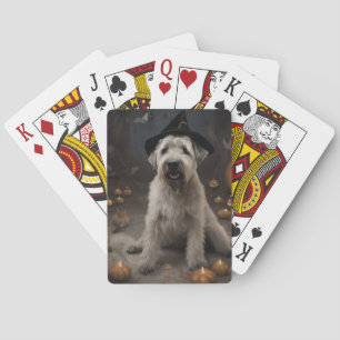 Jeu De Cartes Wheaten Terrier Citrouille Halloween effroi