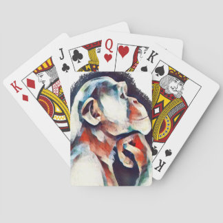 Jeu De Cartes White thinker monkey