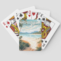 Whitehaven Beach Queensland Australie Travel Art