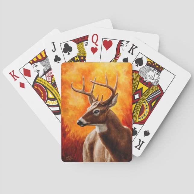 Jeu De Cartes Whitetail Deer (dos)