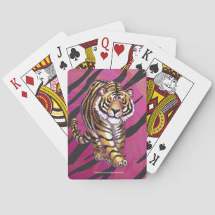 Jeu De Cartes Wild Me Tiger noir et rose