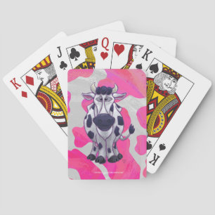 Jeu De Cartes Wild Me Vache rose et blanc