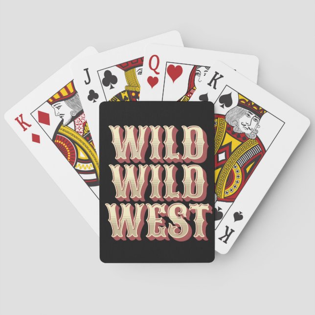 Jeu De Cartes Wild Wild West (dos)