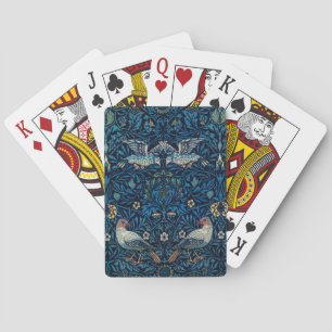 Jeu De Cartes William Morris Blue Birds Tapestry Classic