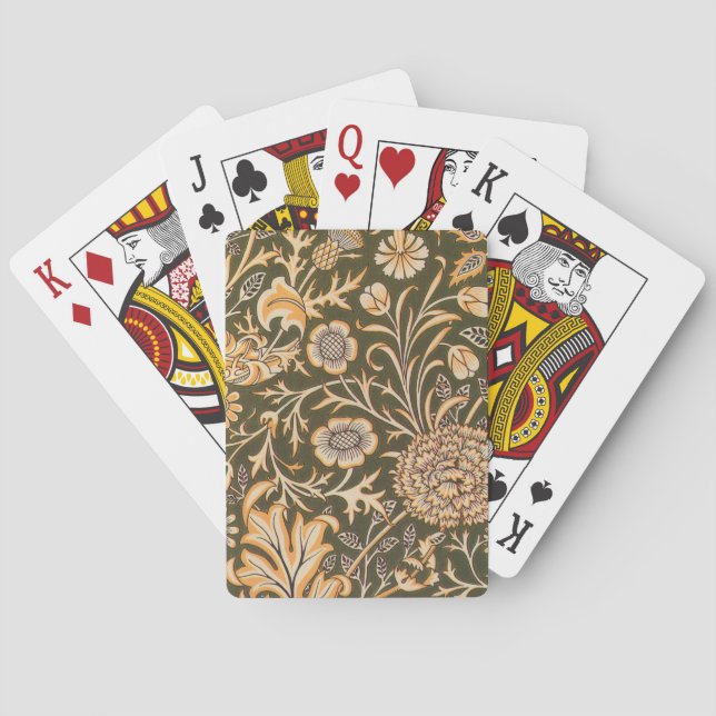Jeu De Cartes William Morris Cherwell Motif de fond d'écran (dos)