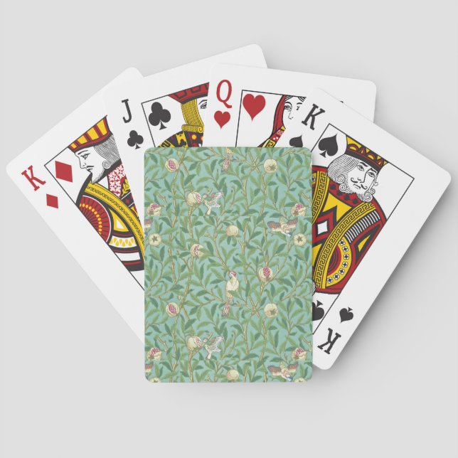 Jeu De Cartes William Morris "Oiseau & Grenade" 3. (dos)