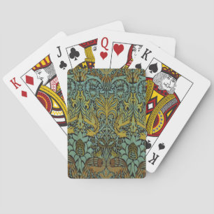 Jeu De Cartes William Morris Peacock Dragon Fond d'écran