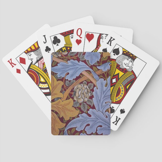 Jeu De Cartes William Morris St James Acanthus Fond d'écran (dos)