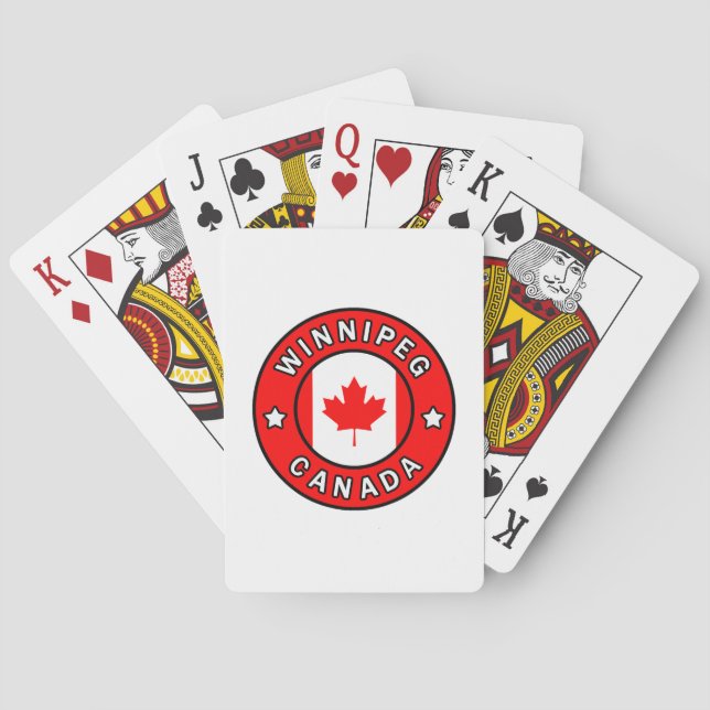 Jeu De Cartes Winnipeg Canada (dos)