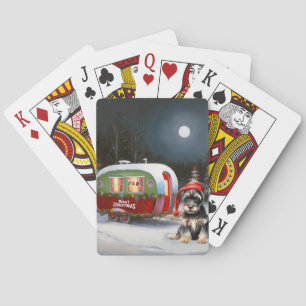 Jeu De Cartes Winter Schnauzer Caravan Christmas Adventure