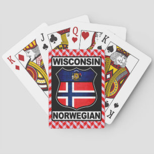 Jeu De Cartes Wisconsin Norwegian American 