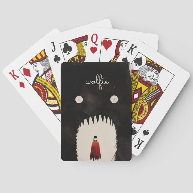 Jeu De Cartes Wolf et le petit chaperon rouge II (dos)