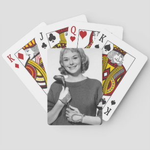Jeu De Cartes Woman Holding Golf Club