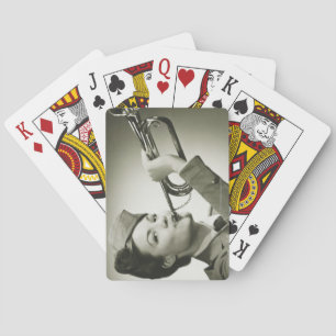 Jeu De Cartes Woman in Soldier Uniform