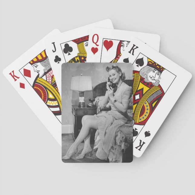 Jeu De Cartes Woman Talking (dos)