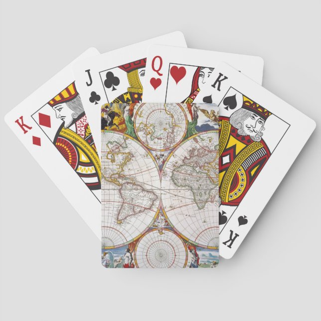 JEU DE CARTES WORLD MAP (dos)