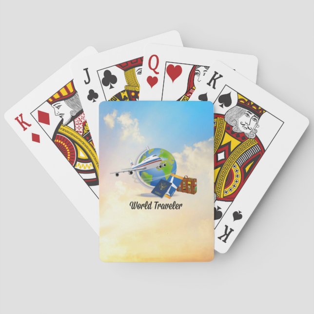 Jeu De Cartes World Traveller, (dos)