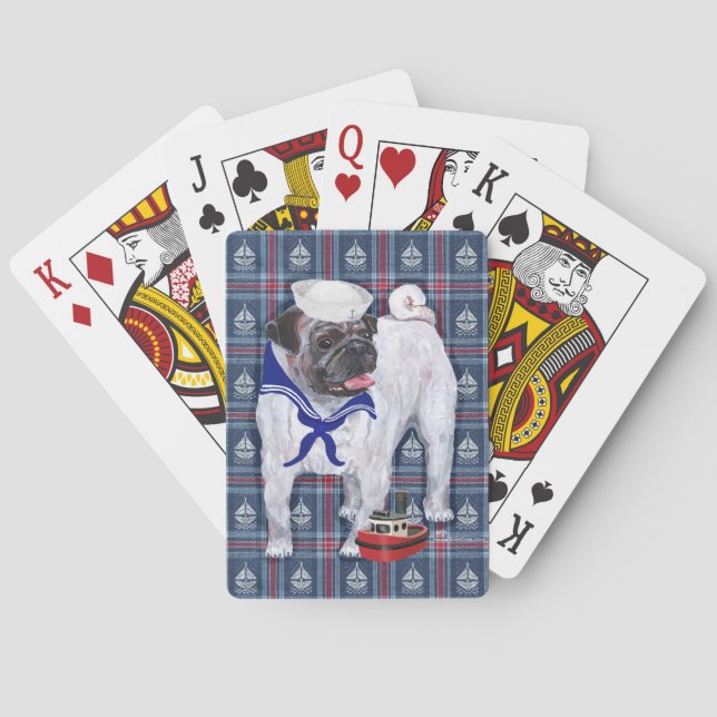Jeu De Cartes Xian de Pug Sailor (dos)