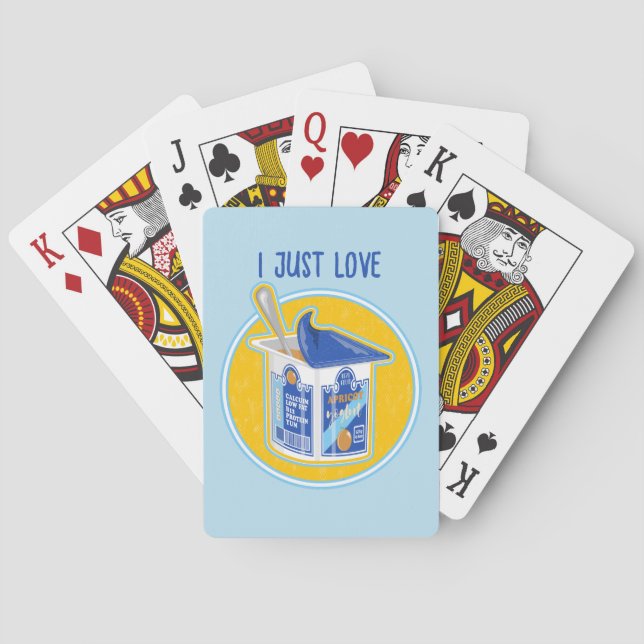 Jeu De Cartes Yaourt d'abricot en pot (dos)