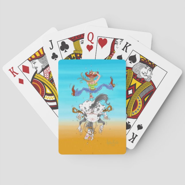 Jeu De Cartes "Yeehaw" Jouer aux cartes (dos)