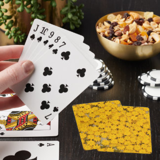 Jeu De Cartes Yellow Flowers Classic Playing Cards