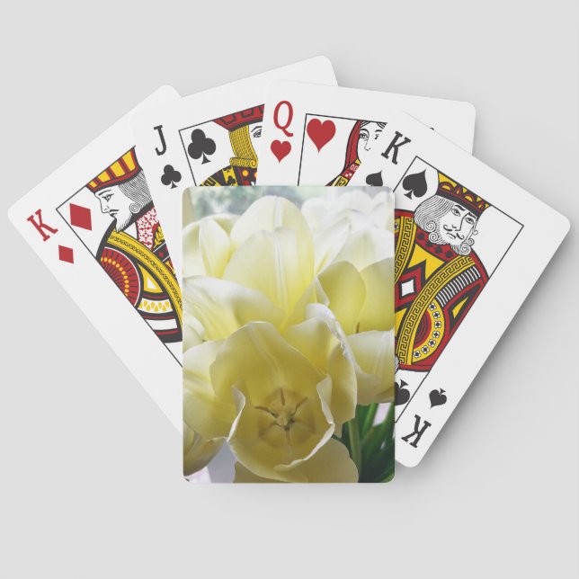 Jeu De Cartes Yellow Tulip Bouquet (dos)