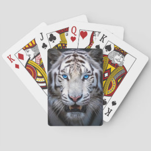 Jeu De Cartes Yeux Bleus Blancs