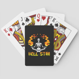 Jeu De Cartes Yoga de squelettes devient une star de l'enfer