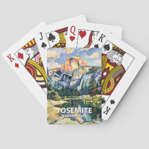 Jeu De Cartes Yosemite National Park Half Dome Vibrant Van Gogh