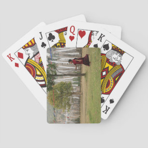 Jeu De Cartes Young monk and prayer flags