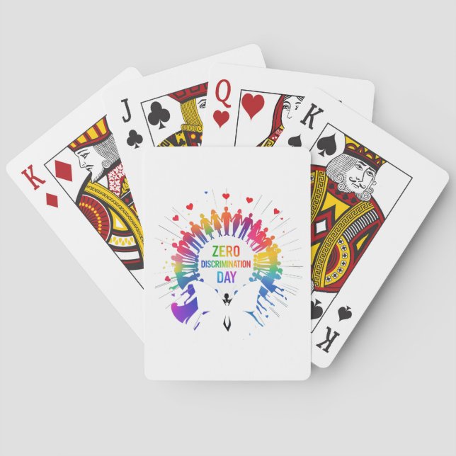 Jeu De Cartes Zero Discrimination Day  (dos)