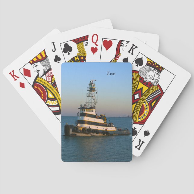 Jeu De Cartes Zeus jouant aux cartes (dos)