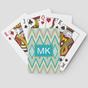 Jeu De Cartes zigzag-téléphones diagonale