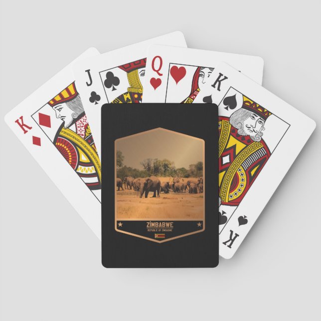 Jeu De Cartes Zimbabwe (dos)