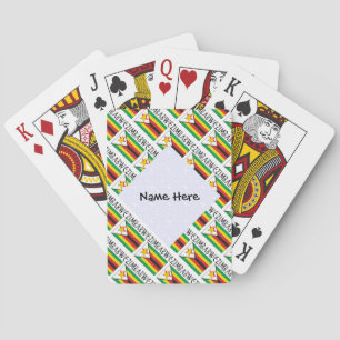 Jeu De Cartes Zimbabwe Drapeau zimbabwéen personnalisé
