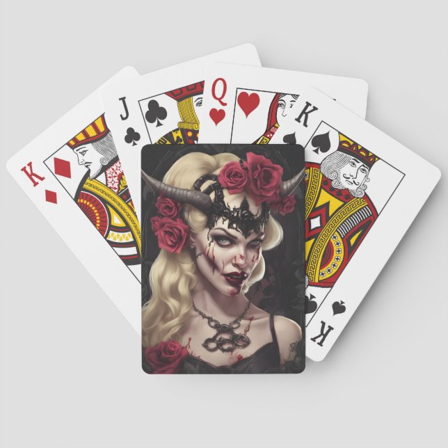 Jeu De Cartes Zombie Babe 06 (dos)