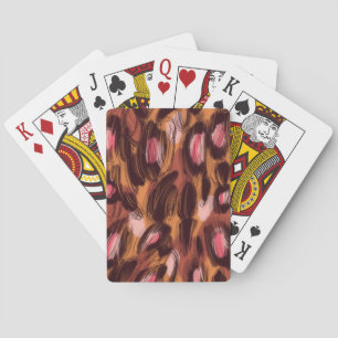 Jeu De Cartes Zones léopard Motif animal africain