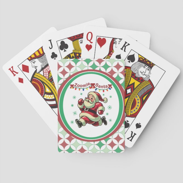 Jeu De Cartes Zoomie Santa Christmas (dos)