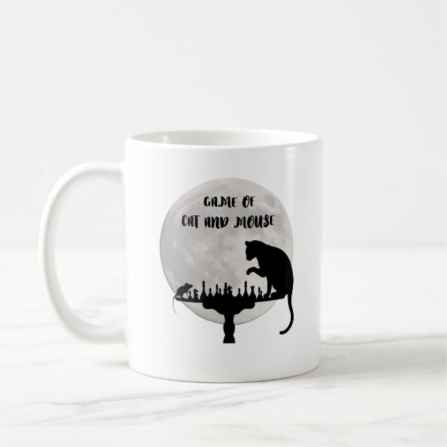 Jeu De Cat Et De Souris De Coffee Mug (Gauche)