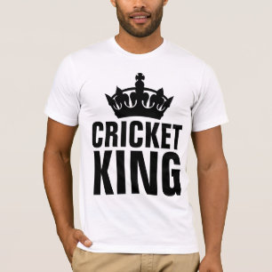 JEU DE CRICKET, T-shirts CRICKET KING
