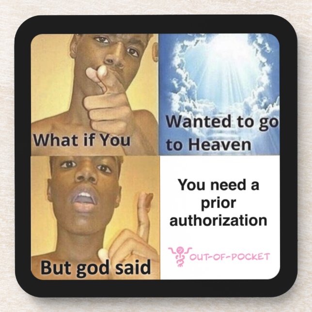 Jeu de Dessous de verre d'autorisation préalable (Devant)