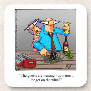 Jeu de Dessous de verre d'Humours à vin amusant