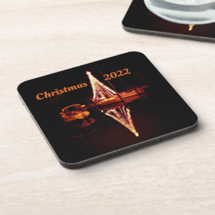 Jeu de Dessous de verre nautiques de Noël