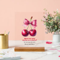 Jeu de devinette de cerises pour la fête prénatale