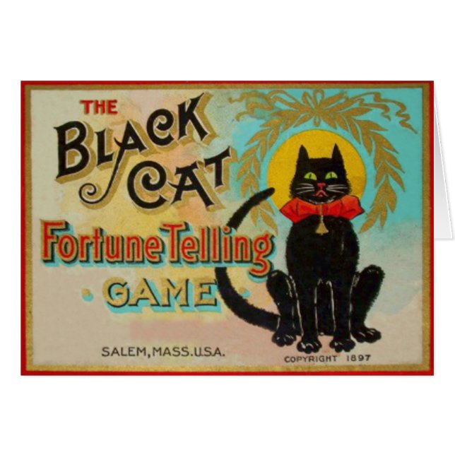 Jeu de divination Black Cat (Devant horizontal)