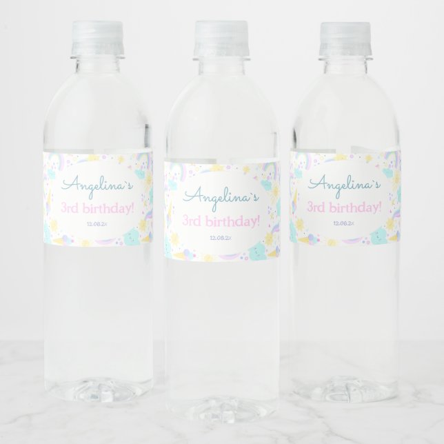 Jeu de Étiquettes de nourriture et de boissons d'a (Bouteilles)