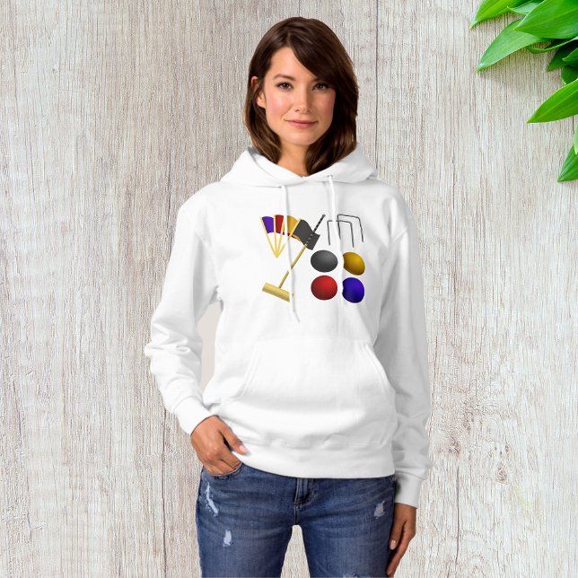 Jeu De Femmes Sweat - shirt à capuche Croquet (Créateur téléchargé)